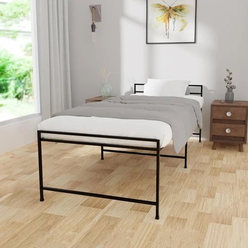 Single Cot Bed - Design: Plain