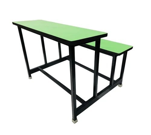 Dual Desk Bench - Color: Green