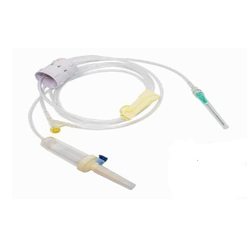 Infusion set with dial flow regulator
