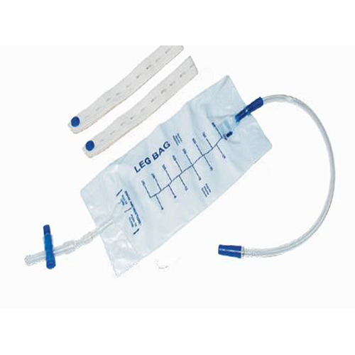 Leg bag with NRV