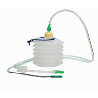 Closed wound suction unit