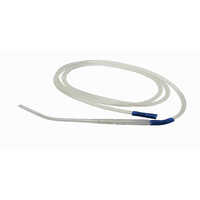 Yankauer Suction Set - Transparent Plastic, Standard Size | Waterproof, Lightweight, Non-woven Style, Non-recyclable For Hospital Use