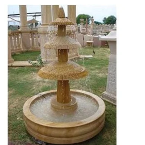 Sandstone 3 Tier Fountain