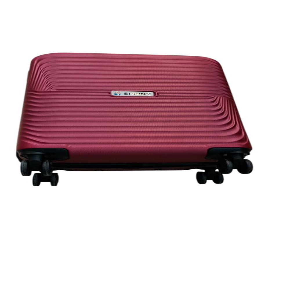 MAHROON ABS LUGGAGE TROLLEY BAG