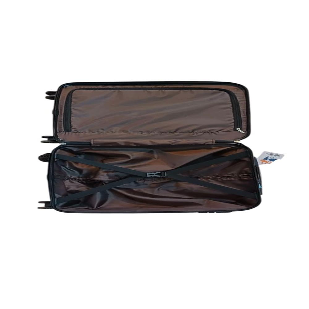 MAHROON ABS LUGGAGE TROLLEY BAG