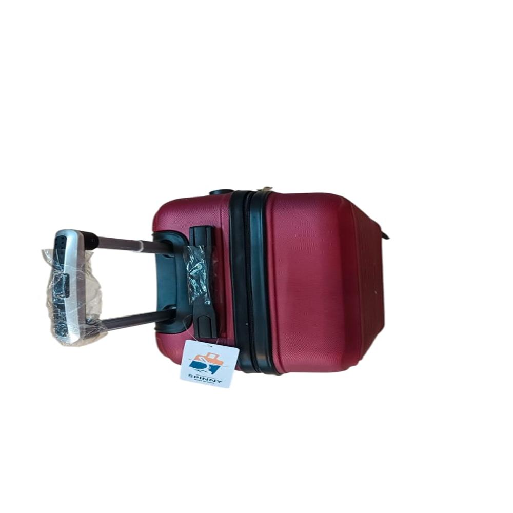 MAHROON ABS LUGGAGE TROLLEY BAG