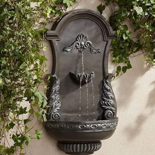 Black Marble Wall Fountain