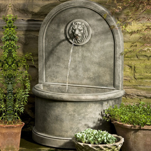 Black Marble Wall Fountain