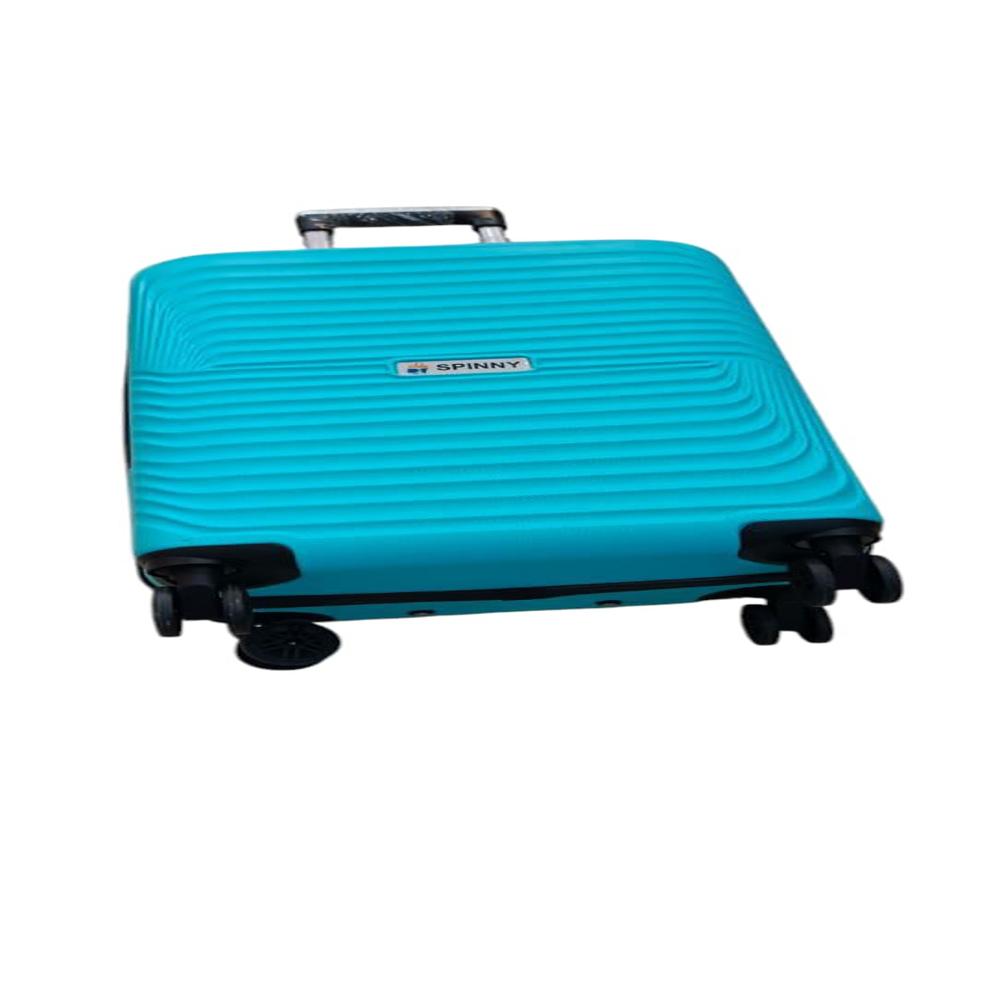 TEAL ABS TROLLEY BAG