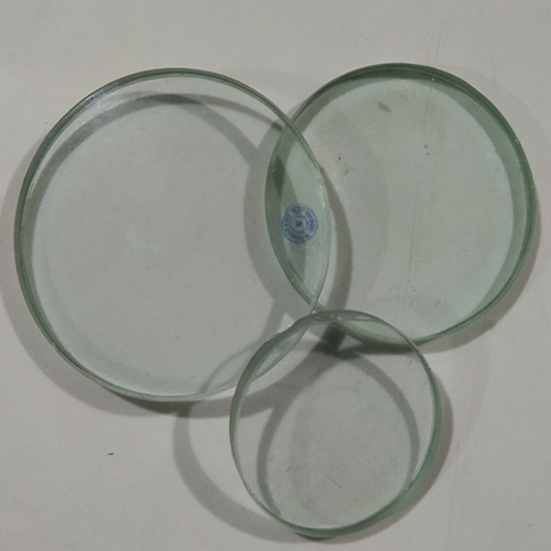 गोल औद्योगिक टफन्ड ग्लास - रंग: कस्टमाइज़
