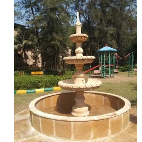 Brown Sandstone Water Fountain - Feature: As Per Customers Requirement