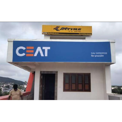 3 M Led Signage And Back To Back Print - Application: Outdoor Advertisment