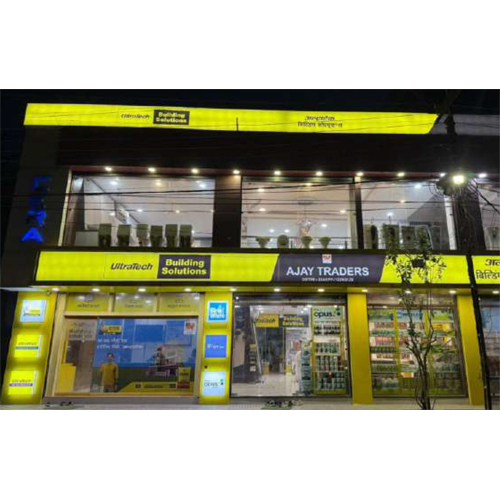 3 M Led Signage And Back To Back Print