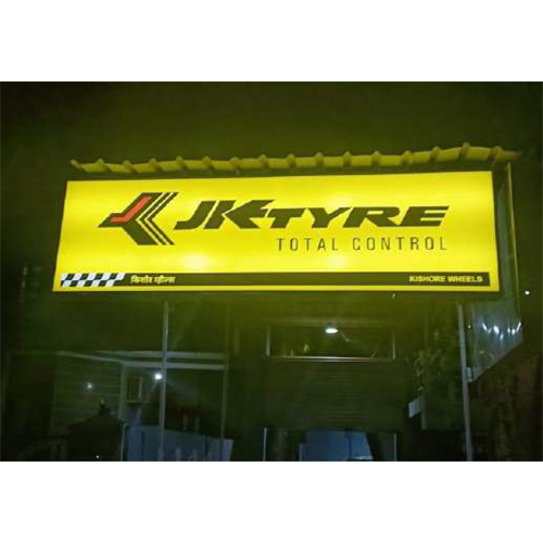 3 M Led Signage And Back To Back Print