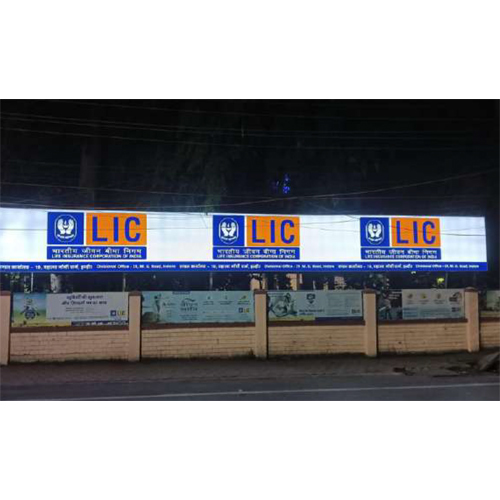 3 M Led Signage And Back To Back Print
