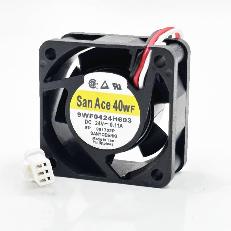 9wf0424h603 24v 0.11a Driver Cooler 6cm Waterproof Fanuc Inverter Fan - Color: Black