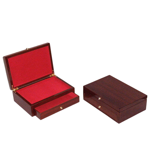 BOB 1021 Double Drawer Wooden Box
