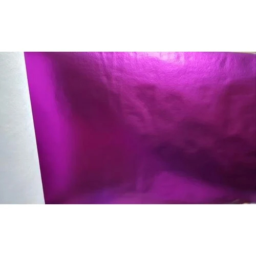 Purple Metallic Laminated Non Woven Fabric Roll - Coating Type: Colour Coated