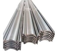 Mild Steel Rolling Shutter Strip - Color: Silver