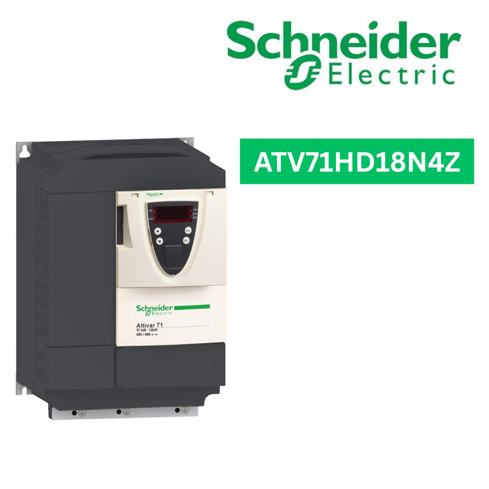 ATV71HD18N4Z-Variable speed drive, Altivar 71, 18.5kW, 25hp, 380 to 480V, 60.2dB, EMC filter, without graphic terminal, CANopen, Modbus, wear part