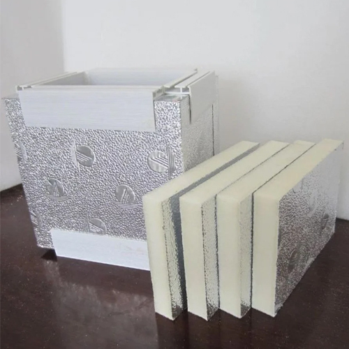 Coated Aluminum Foil Pur Board - Color: Silver
