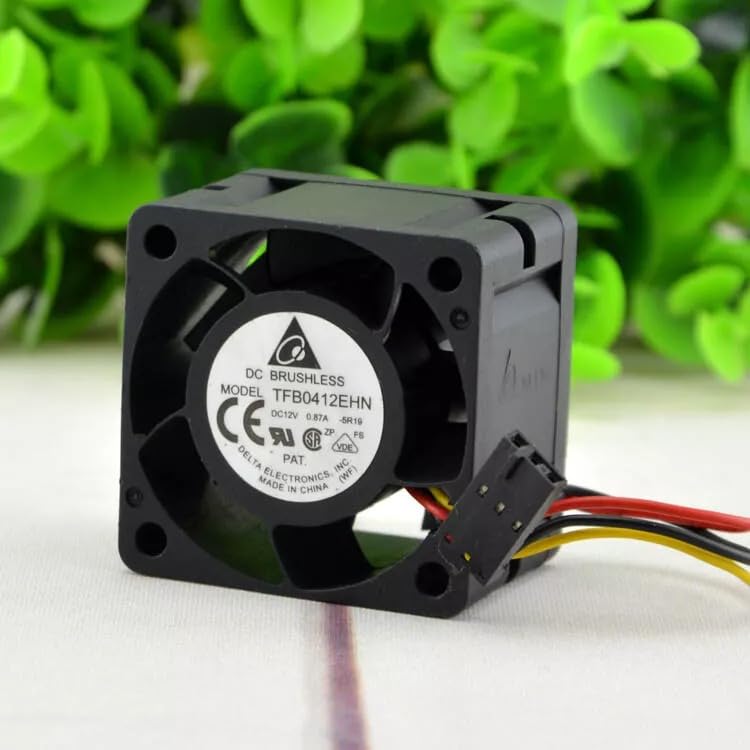 DELTA TFB0412EHN DC Brushless 12V=0.17A DC Cooling Fan 40 * 40 * 28mm 4-Wire