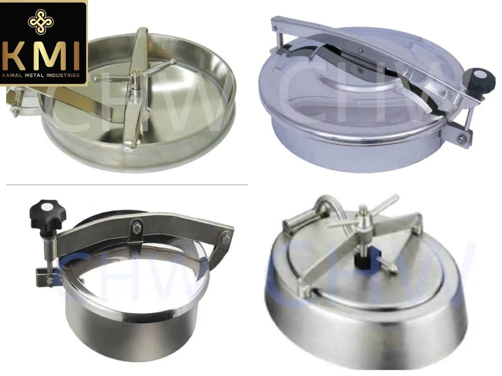 SS डेयरी टैंक मैनहोल