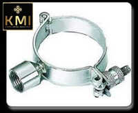 Dairy Pipe Holder Clamp Indian - Color: Silver