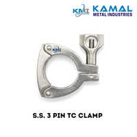 Ss 3 Pin Clamp - Color: Silver