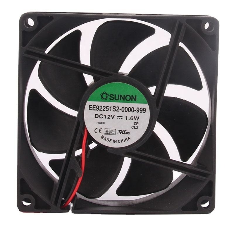 SUNON 24V 48V DC12V 1.6W 9225 92X92X25MM 9CM AC EC Chassis Industrial High Pressure Exhaust Ee92251s2-0000-999 Cooling Fan