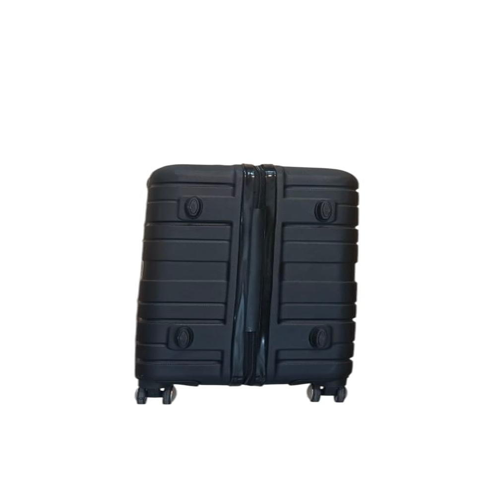 BLACK ABS TROLLEY BAG