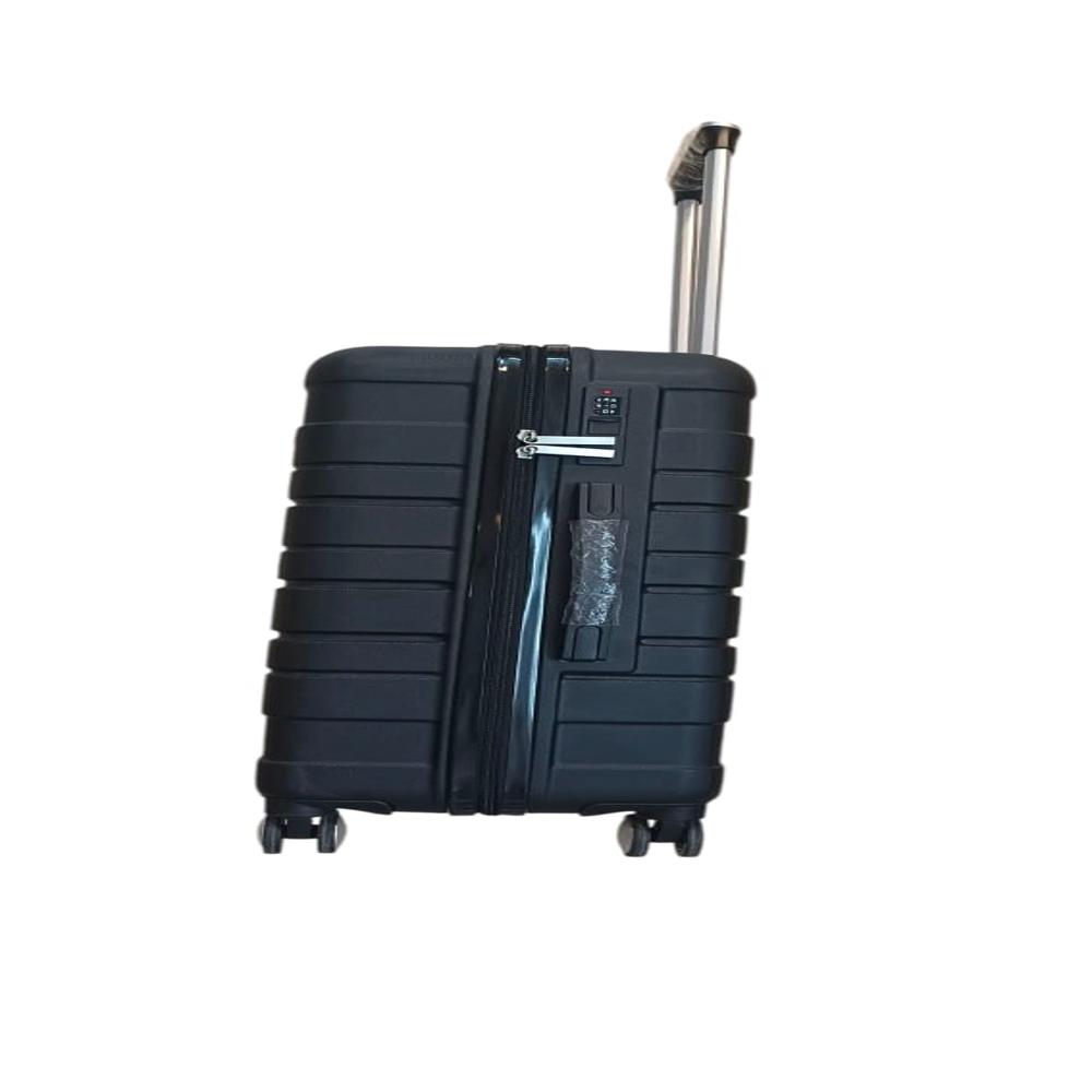 BLACK ABS TROLLEY BAG