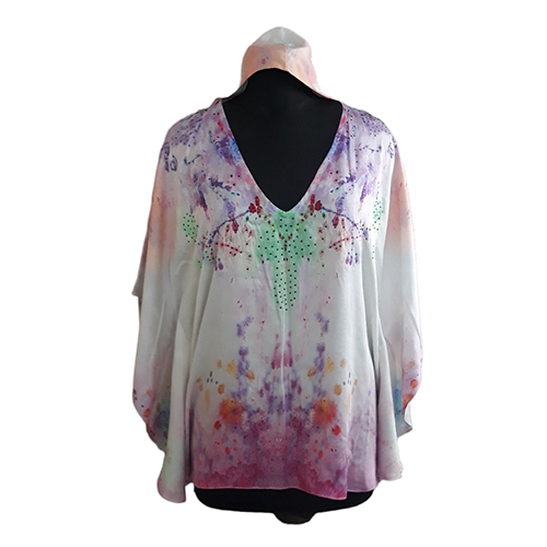 Ladies Hood Kaftan - Color: Multicolor