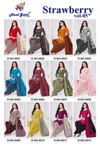 Ng Strawberry vol-5  Dress Material
