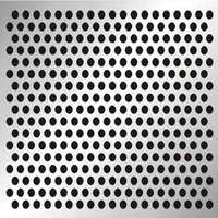 Stainless Steel Perforated Sheet - 4 X 8 Feet, Silver Color, 1 Millimeter Thickness | 304l Grade, Polished Finish For Industrial Applications