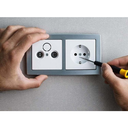 Electrical Switch Board - Cover Material: Plastic