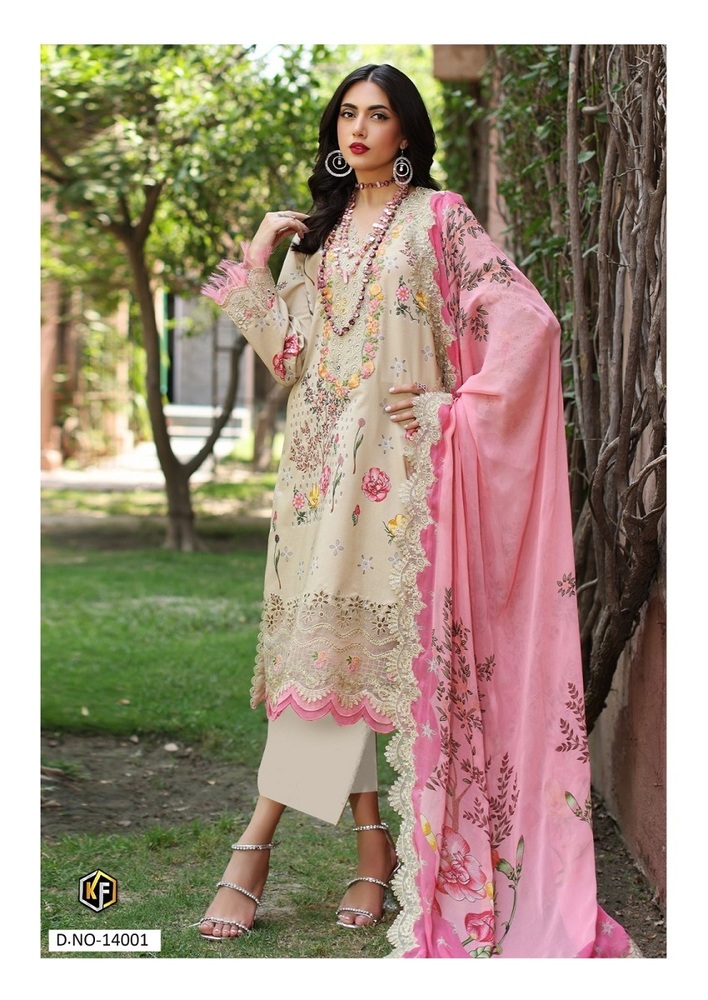 Keval Nx Hit Vol-14  Karachi Dress Material