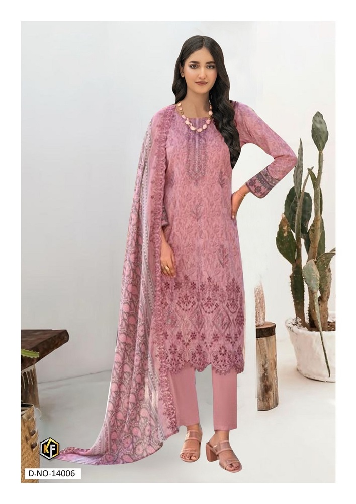 Keval Nx Hit Vol-14  Karachi Dress Material