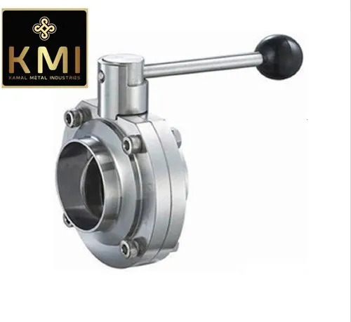 Ss Weldable Butterfly Valves - Color: Silver