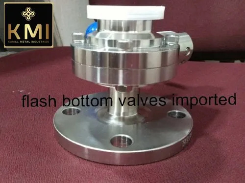 Ss Flash Bottom Dairy Valves - Color: Silver