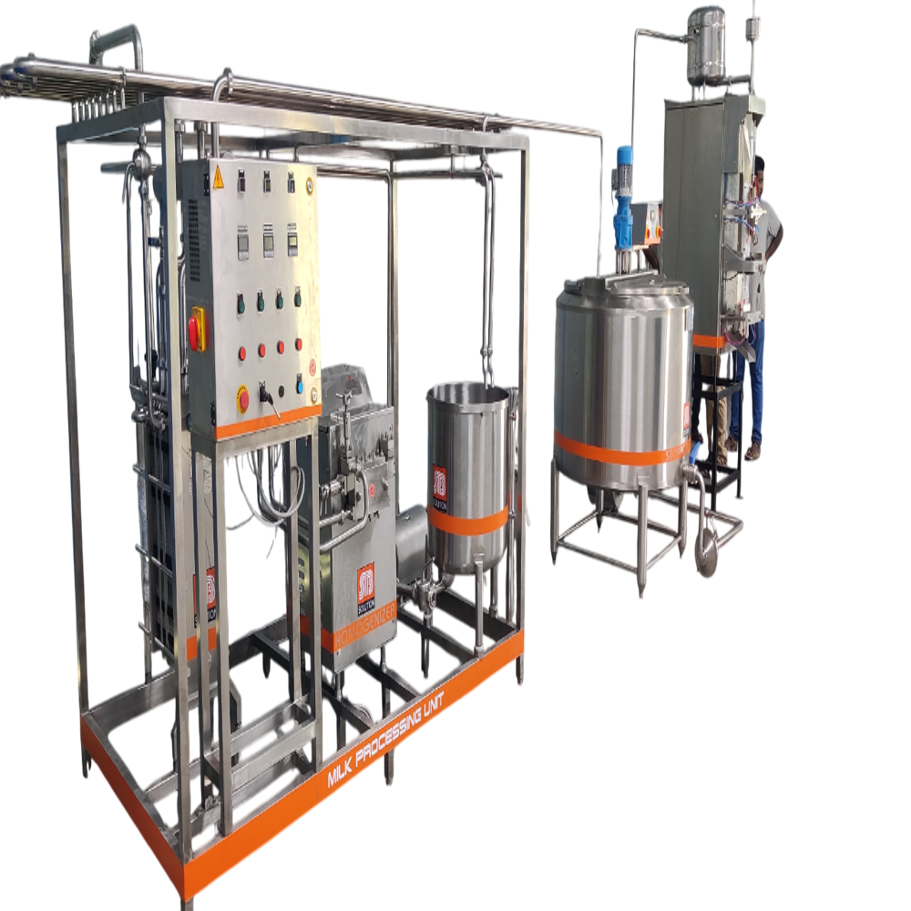Milk Processing Plant - Stainless Steel, Air Cooling, 230 Ohm | Automatic Temperature Management, High Efficiency Pasteurization System