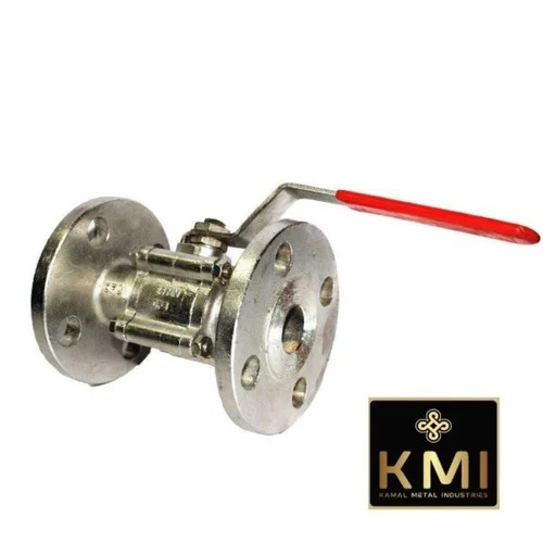 Ss Flanged End Ball Valve - Color: Silver