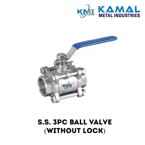 3 Piece Design Ball Valve Threaded