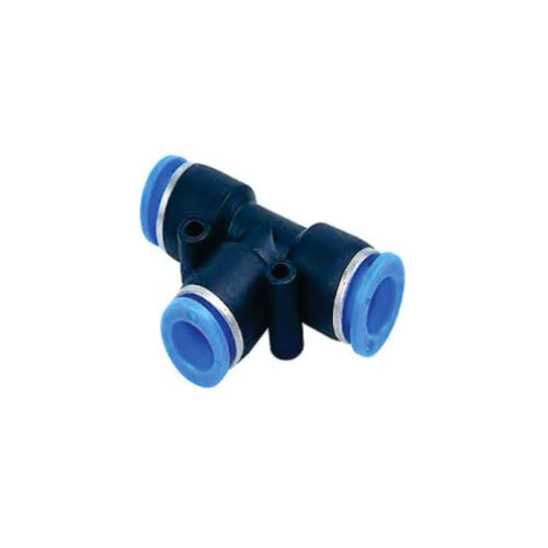 Batching Plant T Type Pneumatic Connector - Color: Black