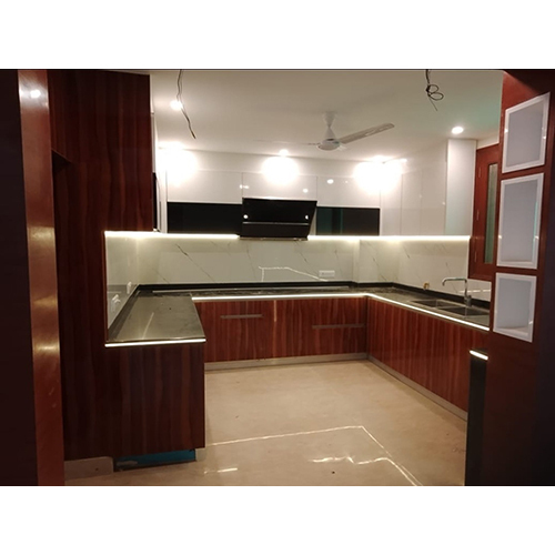 Laminate Modular Kitchens - Color: Customized