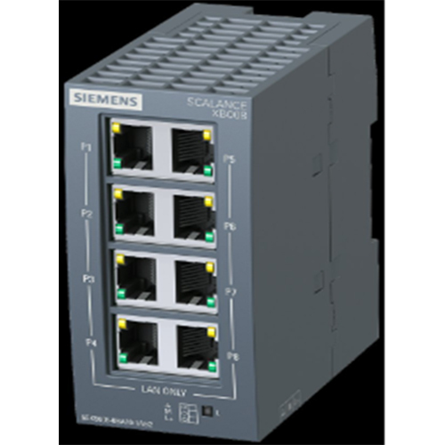 SCALANCE XB008 Unmanaged Industrial Ethernet Switch