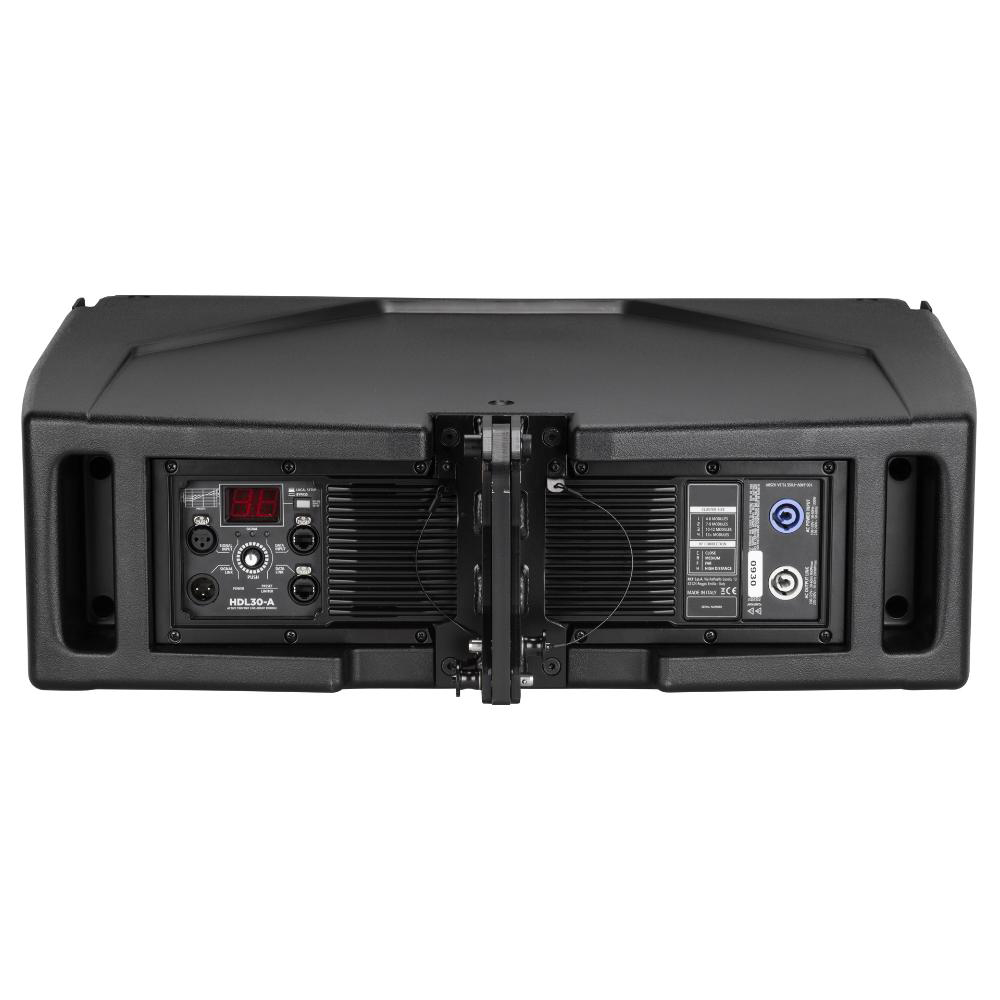 Hdl30a Dual 10 Active Line Array Speaker Sound System - Color: Black