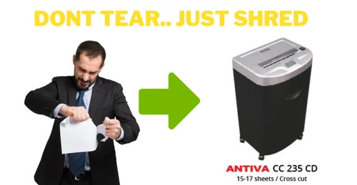 Antiva CC 235 CD Cross Cut Departmental Shredder