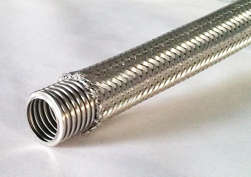 Stainless Steel Corrugated Hose - Color: Silver