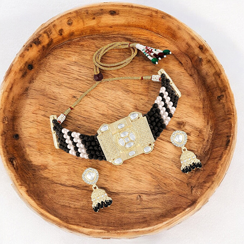 Stefan Traditional Layered Choker Necklace Set - Color: Different Available